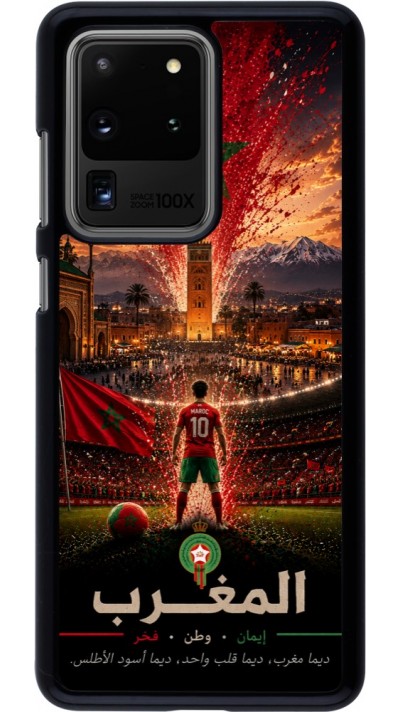 Samsung Galaxy S20 Ultra Case Hülle - Fussball Marokko splash 2026