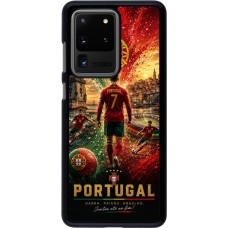 Samsung Galaxy S20 Ultra Case Hülle - Fussball Portugal splash 2026