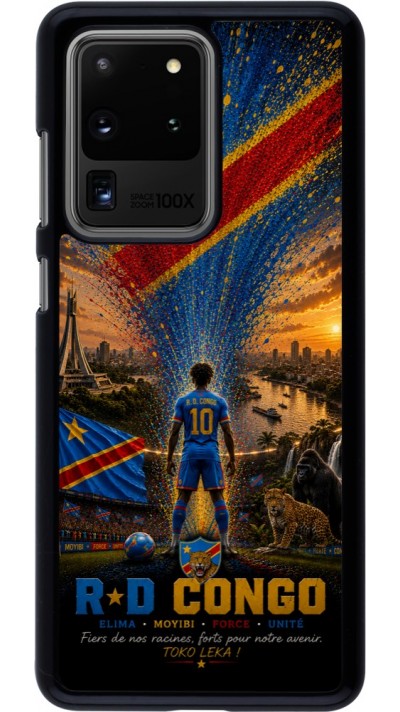 Samsung Galaxy S20 Ultra Case Hülle - Fussball Demokratische Republik Kongo splash 2026