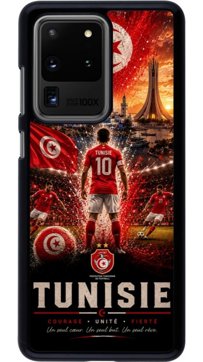 Samsung Galaxy S20 Ultra Case Hülle - Fussball Tunesien splash 2026