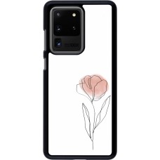 Samsung Galaxy S20 Ultra Case Hülle - Spring 23 minimalist flower