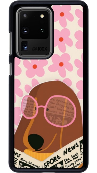 Samsung Galaxy S20 Ultra Case Hülle - Dog with newspaper Spring 2026