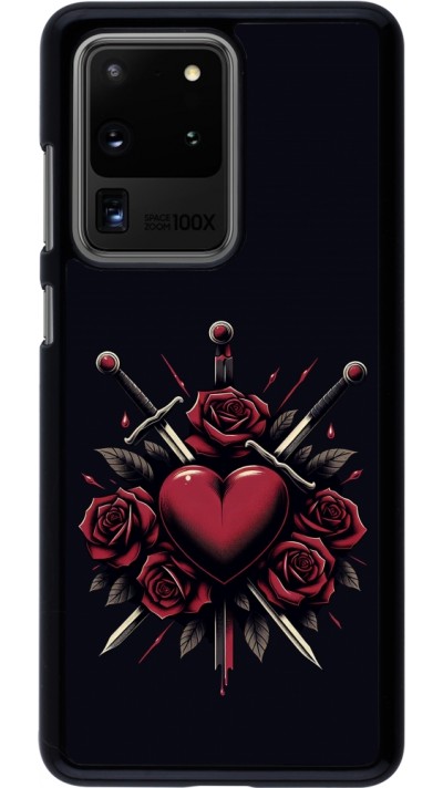 Samsung Galaxy S20 Ultra Case Hülle - Valentine 2024 gothic love