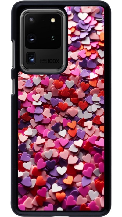 Samsung Galaxy S20 Ultra Case Hülle - Valentin 2025 Konfetti