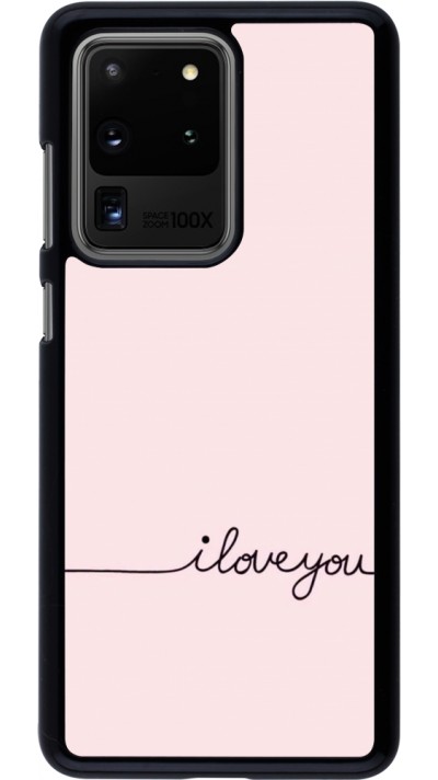 Samsung Galaxy S20 Ultra Case Hülle - Valentine 2023 i love you writing
