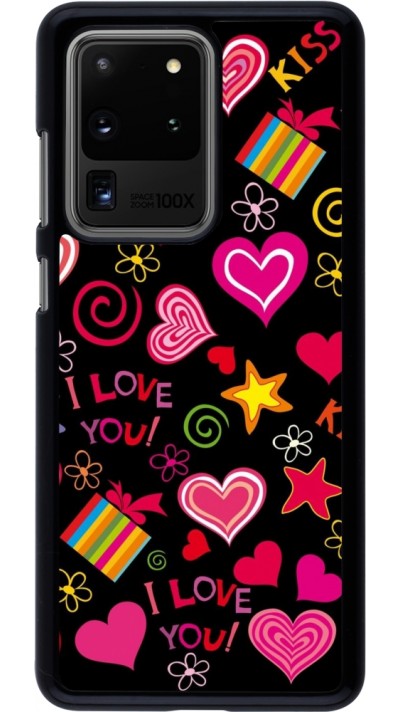 Samsung Galaxy S20 Ultra Case Hülle - Valentine 2023 love symbols