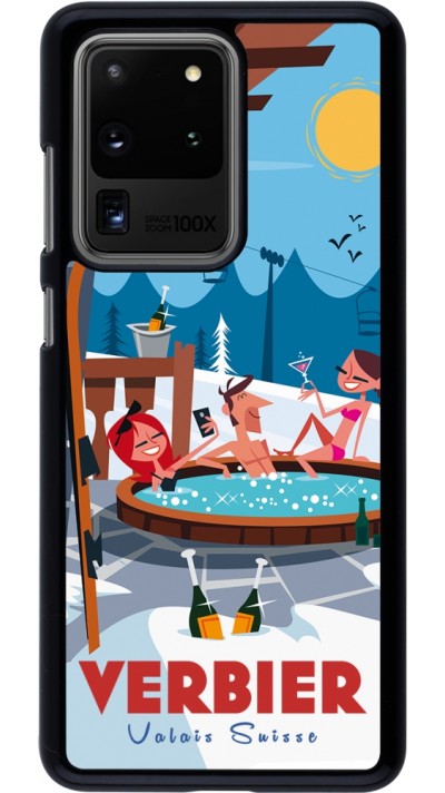 Samsung Galaxy S20 Ultra Case Hülle - Verbier Mountain Jacuzzi