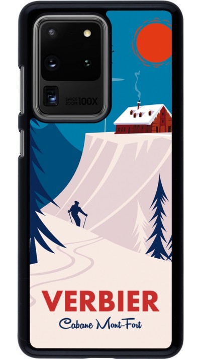 Samsung Galaxy S20 Ultra Case Hülle - Verbier Cabane Mont-Fort