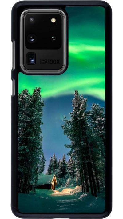 Samsung Galaxy S20 Ultra Case Hülle - Winter 22 Northern Lights