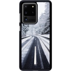 Samsung Galaxy S20 Ultra Case Hülle - Winter 22 Snowy Road