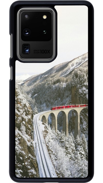 Samsung Galaxy S20 Ultra Case Hülle - Winter 25 Winter polar express