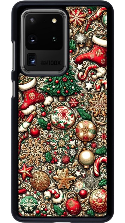 Samsung Galaxy S20 Ultra Case Hülle - Weihnachten 2023 Mikromuster