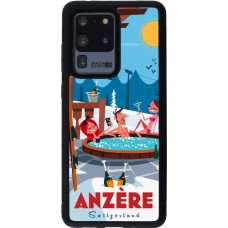 Samsung Galaxy S20 Ultra Case Hülle - Silikon schwarz Anzère Mountain Jacuzzi