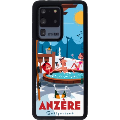 Samsung Galaxy S20 Ultra Case Hülle - Silikon schwarz Anzère Mountain Jacuzzi