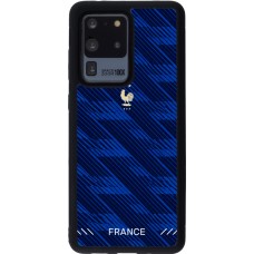 Samsung Galaxy S20 Ultra Case Hülle - Silikon schwarz Frankreich 2026 personalisierbares Fussballtrikot