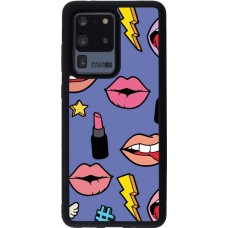Samsung Galaxy S20 Ultra Case Hülle - Silikon schwarz Lips and lipgloss