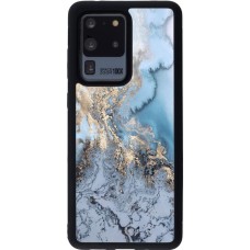 Coque Samsung Galaxy S20 Ultra - Silicone rigide noir Marble 04