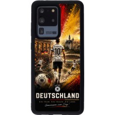 Samsung Galaxy S20 Ultra Case Hülle - Silikon schwarz Fussball Deutschland splash 2026