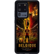 Samsung Galaxy S20 Ultra Case Hülle - Silikon schwarz Fussball Belgien splash 2026