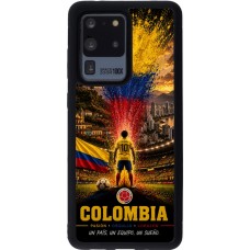 Samsung Galaxy S20 Ultra Case Hülle - Silikon schwarz Fussball Kolumbien splash 2026