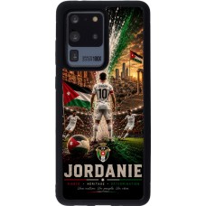 Samsung Galaxy S20 Ultra Case Hülle - Silikon schwarz Fussball Jordanien splash 2026