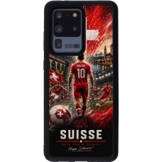 Samsung Galaxy S20 Ultra Case Hülle - Silikon schwarz Fussball Suisse splash 2026