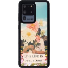 Samsung Galaxy S20 Ultra Case Hülle - Silikon schwarz Live life in full moon Spring 2026