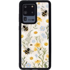 Samsung Galaxy S20 Ultra Case Hülle - Silikon schwarz Pattern bees Spring 2026