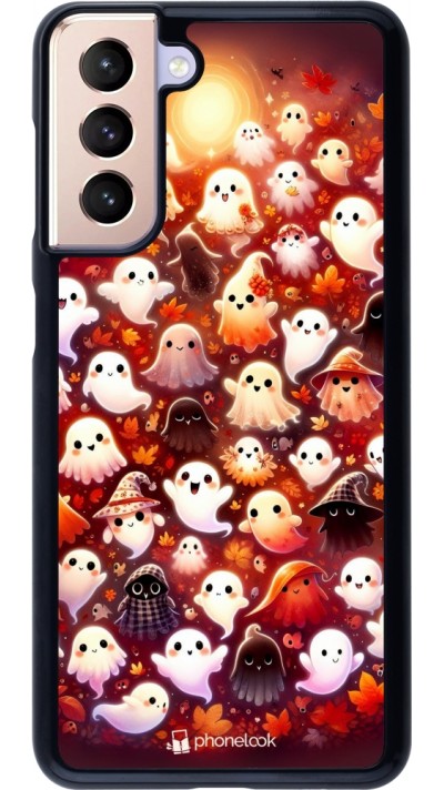 Coque Samsung Galaxy S21 5G - Fantômes automne mignons Coque Samsung Galaxy S21 5G - Fantômes automne mignons