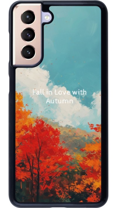 Samsung Galaxy S21 5G Case Hülle - Autumn 25 Fall in love