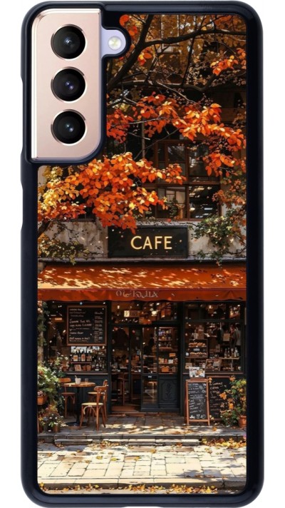 Samsung Galaxy S21 5G Case Hülle - Autumn 25 Coffee shop