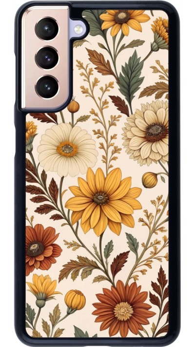 Samsung Galaxy S21 5G Case Hülle - Autumn 25 Flower pattern