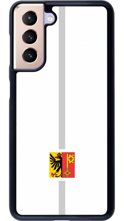 Coque Samsung Galaxy S21 5G - Canton GE blanc