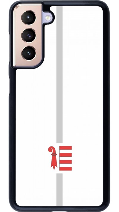 Coque Samsung Galaxy S21 5G - Canton JU blanc