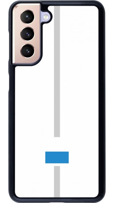 Coque Samsung Galaxy S21 5G - Canton LU blanc