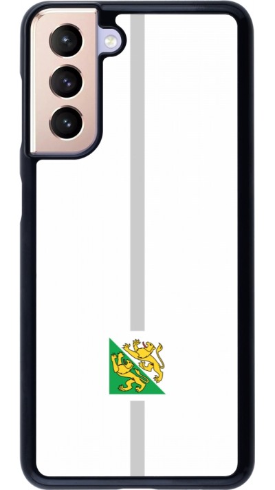 Coque Samsung Galaxy S21 5G - Canton TG blanc