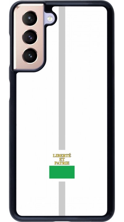 Coque Samsung Galaxy S21 5G - Canton VD blanc