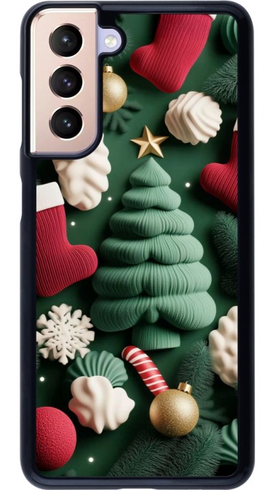 Samsung Galaxy S21 5G Case Hülle - Christmas 25 Christmas textiles