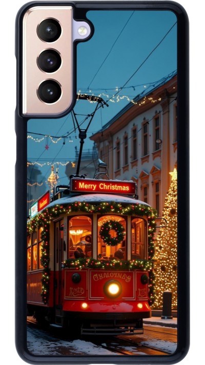 Samsung Galaxy S21 5G Case Hülle - Christmas 25 Xmas Train