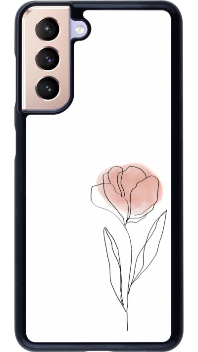 Samsung Galaxy S21 5G Case Hülle - Spring 23 minimalist flower