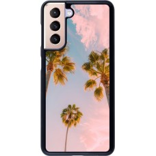 Samsung Galaxy S21 5G Case Hülle - Summer 2025 Palmiers