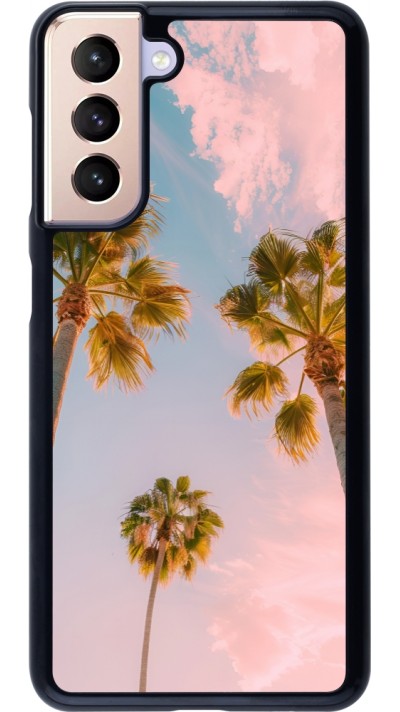 Samsung Galaxy S21 5G Case Hülle - Summer 2025 Palmiers