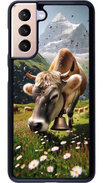 Coque Samsung Galaxy S21 5G - Vache montagne Valais