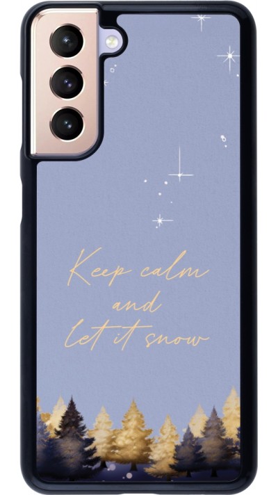 Samsung Galaxy S21 5G Case Hülle - Winter 25 Winter illustration of trees