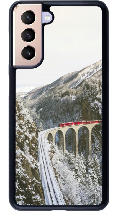 Samsung Galaxy S21 5G Case Hülle - Winter 25 Winter polar express