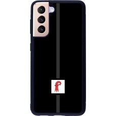 Samsung Galaxy S21 5G Case Hülle - Silikon schwarz Kanton BL schwarz
