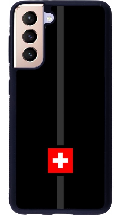 Samsung Galaxy S21 5G Case Hülle - Silikon schwarz Kanton CH schwarz