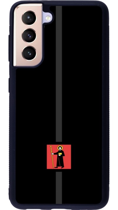 Samsung Galaxy S21 5G Case Hülle - Silikon schwarz Kanton GL schwarz