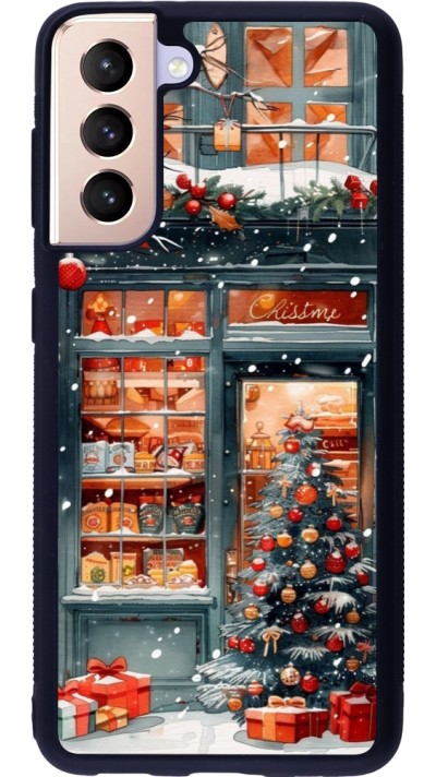 Samsung Galaxy S21 5G Case Hülle - Silikon schwarz Christmas 25 Xmas Shop