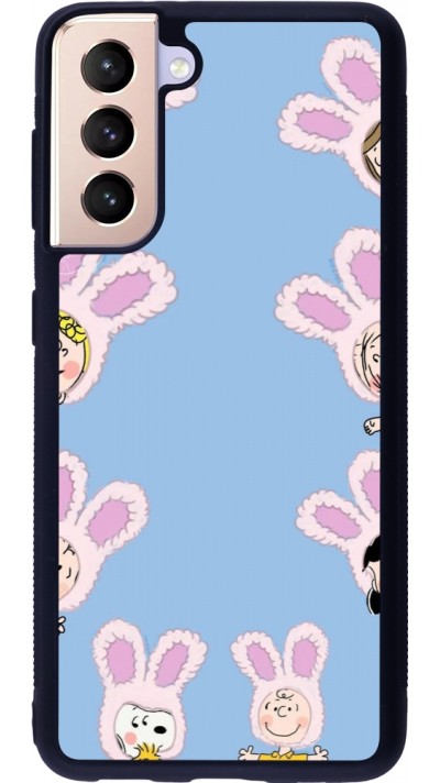 Samsung Galaxy S21 5G Case Hülle - Silikon schwarz Easter 2026 Snoopy